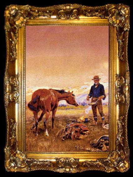 framed  Charles M Russell Partners, ta009-2